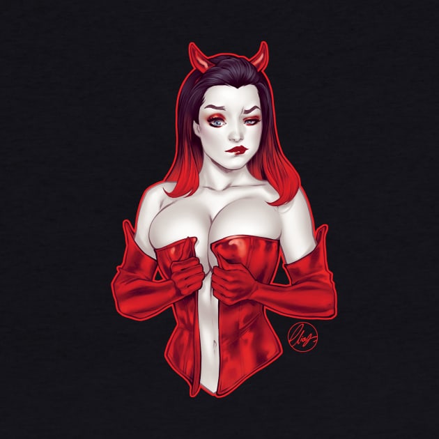 Sexy Devil girl by Eliaschatzoudis